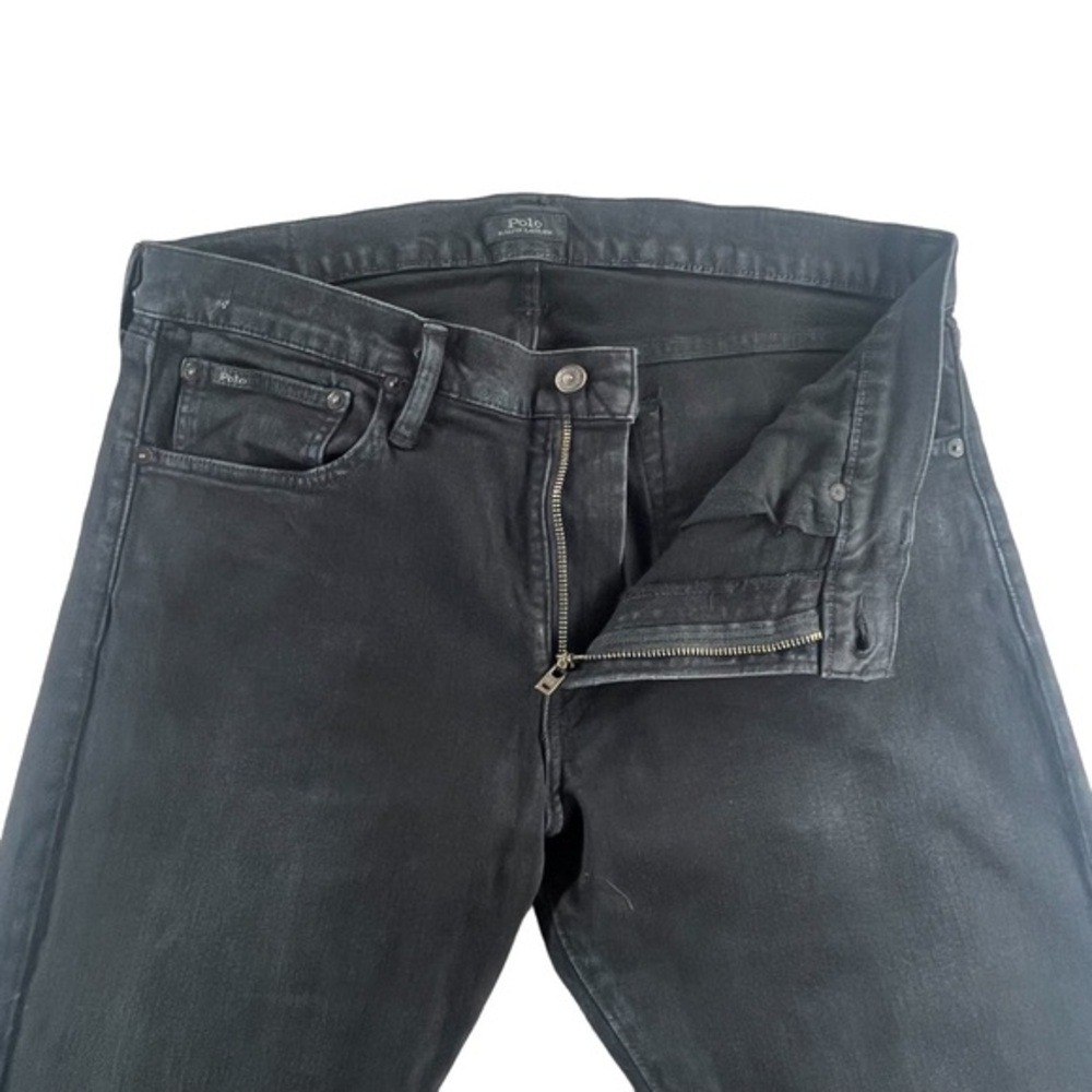Polo Ralph Lauren Mens Jeans Black Slim Straight size 34 - 10684 - Picture 3 of 6